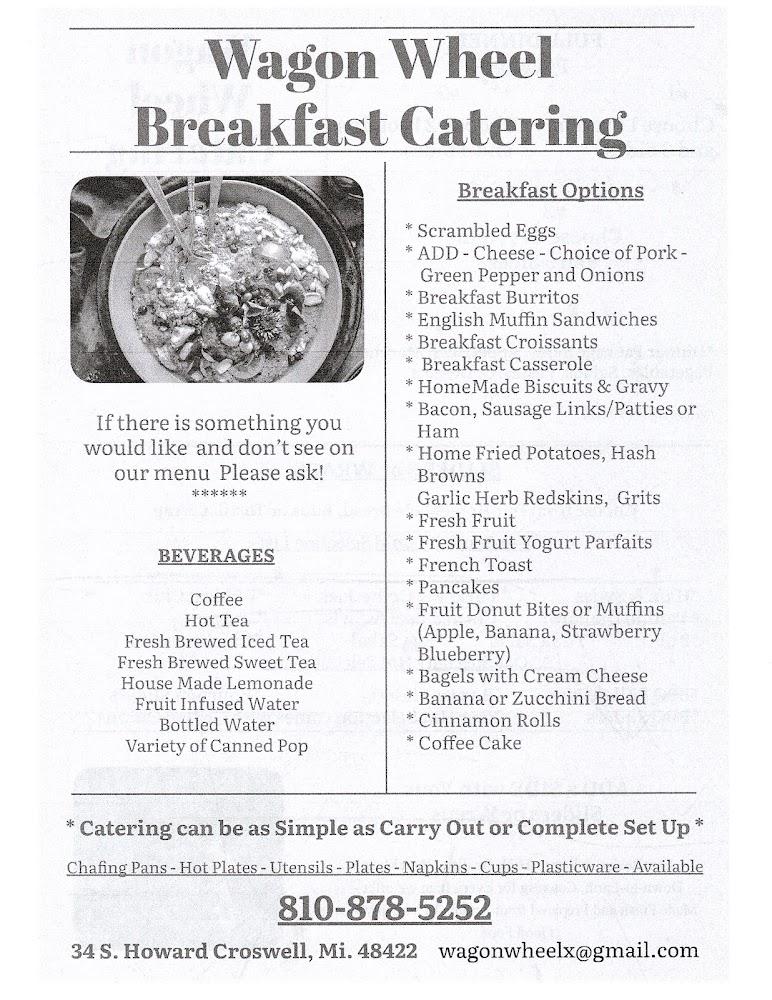 Wagon Wheel Express llc Menu image 4